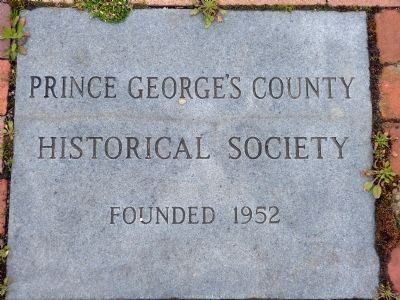 Prince George's County Historical Society<br>Founded 1952 image. Click for full size.