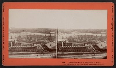 Panoramic view of Richmond in ruins image. Click for full size.