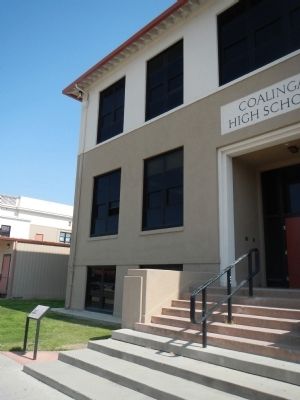 Coalinga Union High School Marker. Click for full size. Coalinga Union High School Marker image. Click for full size.