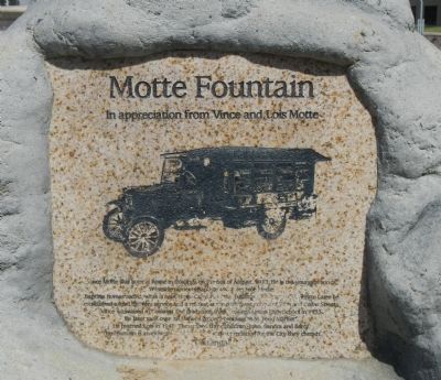 Motte Fountain Marker image. Click for full size.