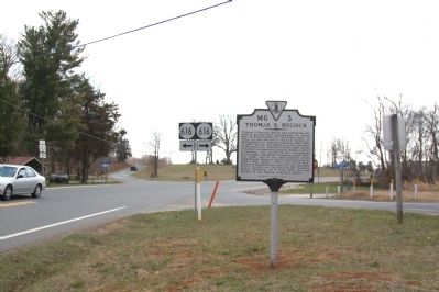 Thomas S. Bocock Marker. Click for full size. Thomas S. Bocock Marker image. Click for full size.