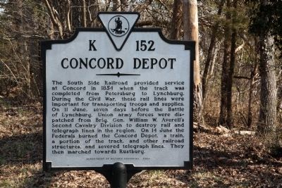 Concord Depot Marker image. Click for full size.