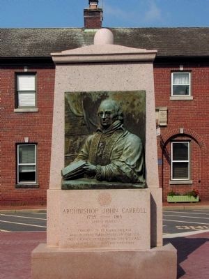 Archbishop John Carroll Marker. Click for full size. Archbishop John Carroll Marker image. Click for full size.