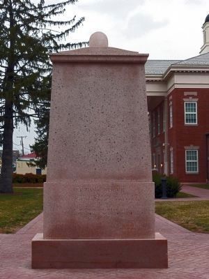 Archbishop John Carroll Marker (back). Click for full size. Archbishop John Carroll Marker (back) image. Click for full size.