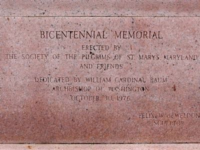 Bicentennial Memorial. Click for full size. Bicentennial Memorial image. Click for full size.