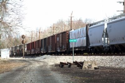 Concord RR Sign Just East of Concord in Appomattox County image. Click for full size.