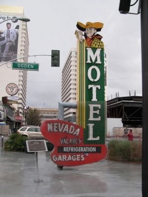 Nevada Motel Neon Sign image. Click for full size.