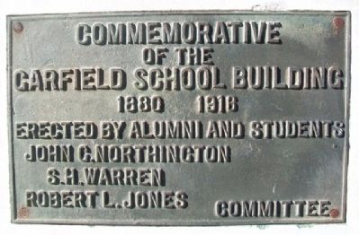 Garfield School Bell Marker image. Click for full size.