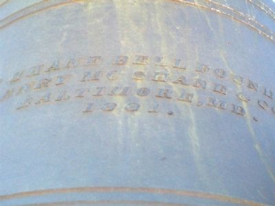 Garfield School Bell Foundry Mark. Click for full size. Garfield School Bell Foundry Mark image. Click for full size.