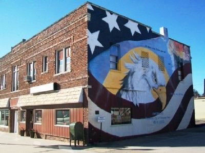 "Our Flag Was Still There..." Mural image. Click for full size.