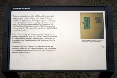 Ironworks Oil House Marker. Click for full size. Ironworks Oil House Marker image. Click for full size.