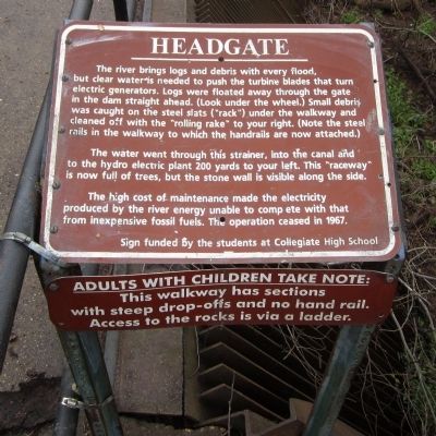 Headgate Marker. Click for full size. Headgate Marker image. Click for full size.