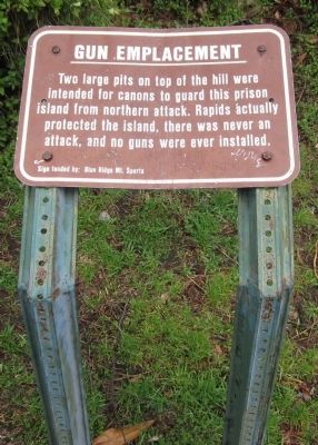 Gun Emplacement Marker. Click for full size. Gun Emplacement Marker image. Click for full size.