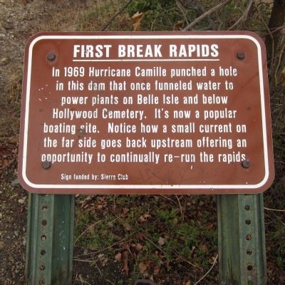 First Break Rapids Marker image. Click for full size.