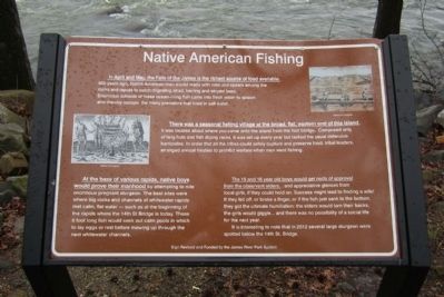 Native American Fishing Marker image. Click for full size.