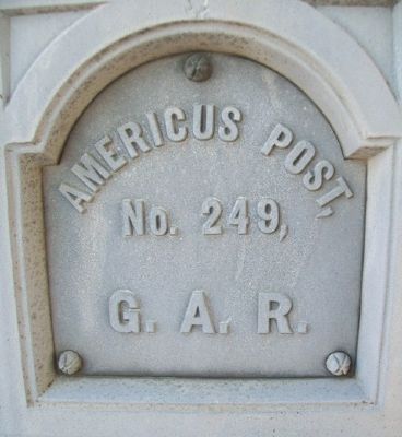 Civil War Memorial. Click for full size. Civil War Memorial image. Click for full size.
