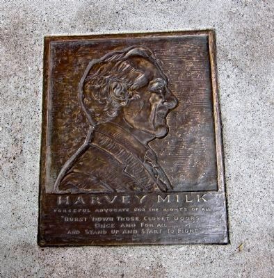 Harvey Milk Memorial Plaque image. Click for full size.