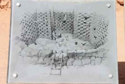 Columbarium Tower (dovecot) Marker. Click for full size. Columbarium Tower (dovecot) Marker image. Click for full size.