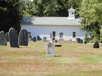Church at Mendon's Old Cemetery. Click for full size. Church at Mendon's Old Cemetery image. Click for full size.
