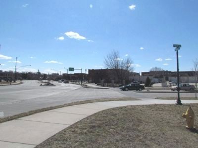 Approximate Location of<br>St. Joseph Iron Works Marker. Click for full size. Approximate Location of<br>St. Joseph Iron Works Marker image. Click for full size.