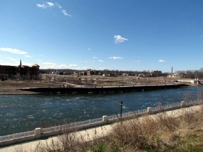 Site of Ball-Band Factory Viewed from Marker. Click for full size. Site of Ball-Band Factory Viewed from Marker image. Click for full size.