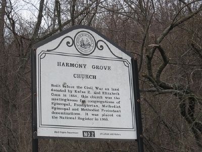 Harmony Grove Church Marker image. Click for full size.