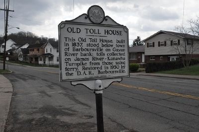 Old Toll House Marker. Click for full size. Old Toll House Marker image. Click for full size.