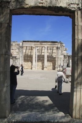 The White Synagogue of Capernaum. Click for full size. The White Synagogue of Capernaum image. Click for full size.