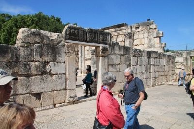 The White Synagogue of Capernaum image. Click for full size.