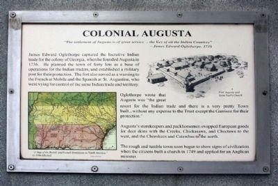 Colonial Augusta Marker image. Click for full size.