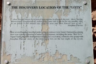 The Discovery Location of the "Lots" Marker. Click for full size. The Discovery Location of the "Lots" Marker image. Click for full size.