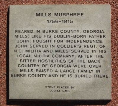 Mills Murphree Marker. Click for full size. Mills Murphree Marker image. Click for full size.