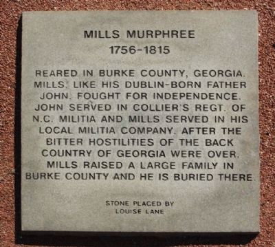 Mills Murphree Marker image. Click for full size.