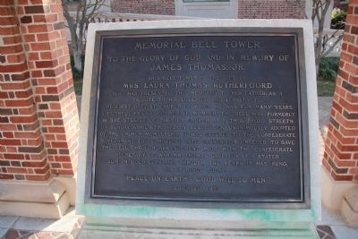 Memorial Bell Tower Marker image. Click for full size.
