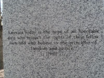 Rear of Marker. Click for full size. Rear of Marker image. Click for full size.