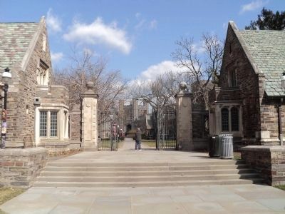 Marker at Princeton University. Click for full size. Marker at Princeton University image. Click for full size.