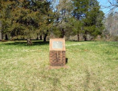 Wide view of The "Enchanted Castle" at Germanna, circa 1720-1750 Marker. Click for full size. Wide view of The "Enchanted Castle" at Germanna, circa 1720-1750 Marker image. Click for full size.