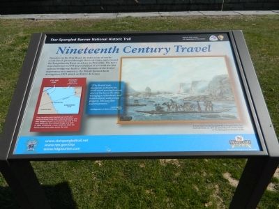 Nineteenth Century Travel Marker. Click for full size. Nineteenth Century Travel Marker image. Click for full size.