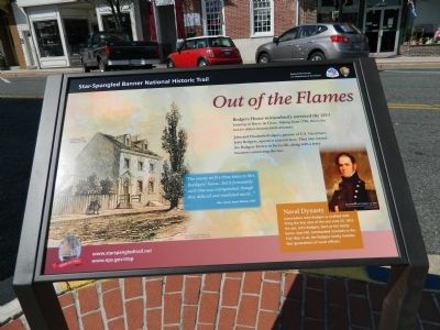 Out of the Flames Marker. Click for full size. Out of the Flames Marker image. Click for full size.