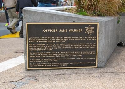 Anne Warner Marker. Click for full size. Anne Warner Marker image. Click for full size.