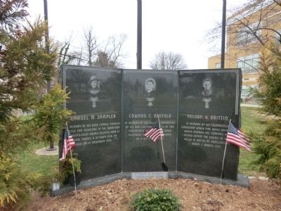 A Tribute to Audubon's Congressional Medal of Honor Recipients Marker. Click for full size. A Tribute to Audubon's Congressional Medal of Honor Recipients Marker image. Click for full size.