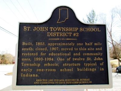 St. John Township School District #2 Marker image. Click for full size.