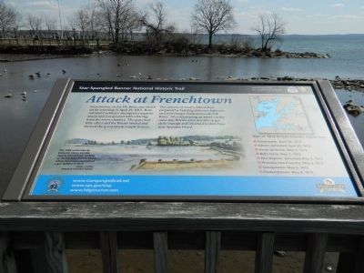Attack at Frenchtown Marker image. Click for full size.