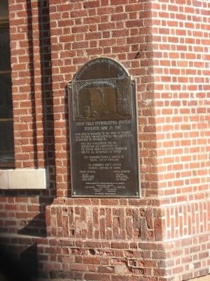 Great Falls Hydroelectric Station Marker. Click for full size. Great Falls Hydroelectric Station Marker image. Click for full size.