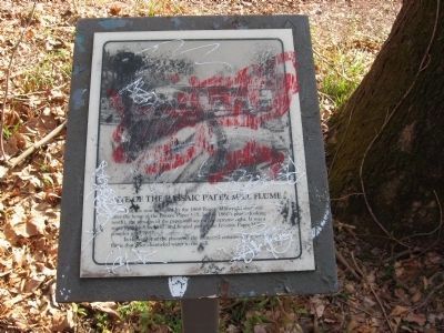 Site of the Passaic Paper Mill Flume Marker image. Click for full size.