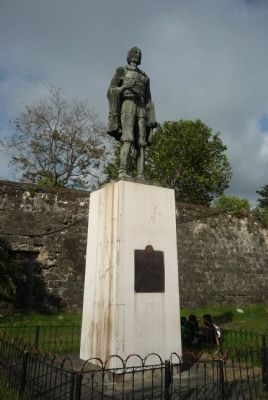 Antonio Pigafetta Memorial. Click for full size. Antonio Pigafetta Memorial image. Click for full size.