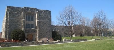 Earl Bertram Norris Hall and Marker. Click for full size. Earl Bertram Norris Hall and Marker image. Click for full size.