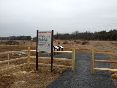 Battle of Kelly's Ford Interpretive Center. Click for full size. Battle of Kelly's Ford Interpretive Center image. Click for full size.