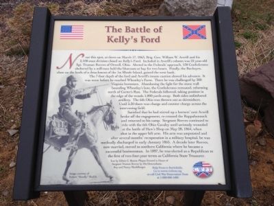 The Battle of Kelly's Ford Marker image. Click for full size.