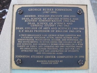 George Burke Johnston Marker image. Click for full size.